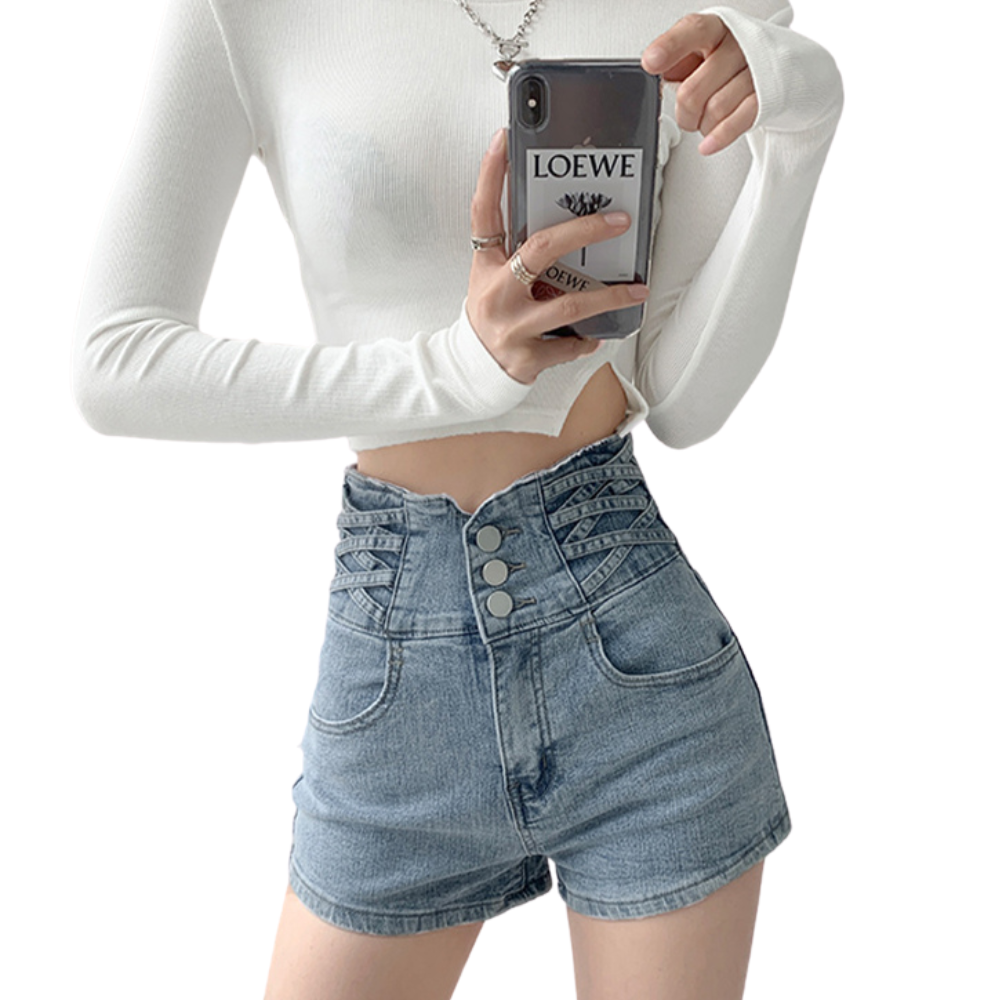 Women's "Hottie" High Waisted Shorts