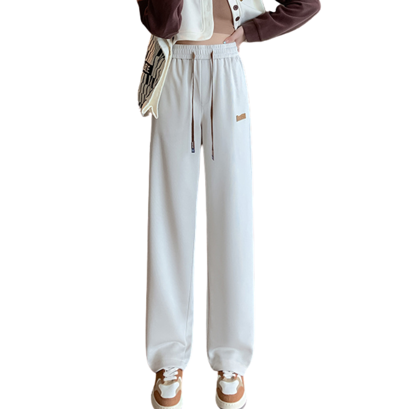 Women's Solid Color Letter Sweatpants