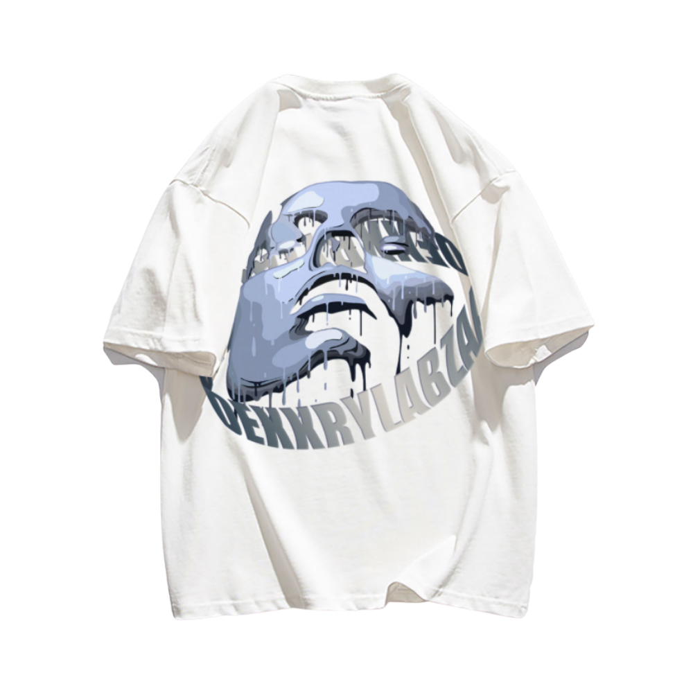 Urban Alien Portrait Graphic T-shirt