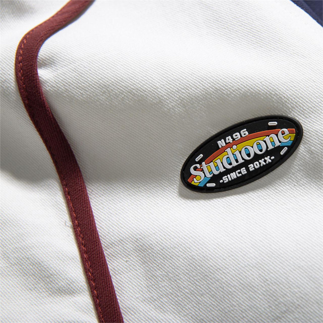 Vintage High Street Racing Baseball Jacket