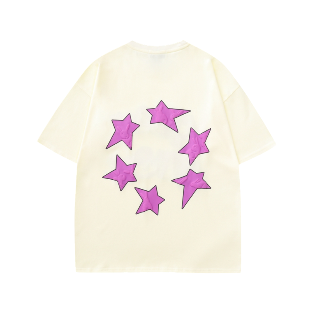 Simple Pentagram Graphic T-Shirt