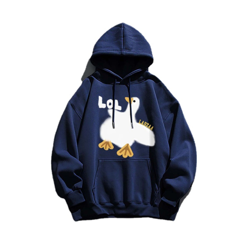 Urban Duck Graphic Cotton Hoodie