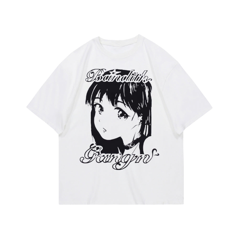 Manga Girls Graphic T-Shirt