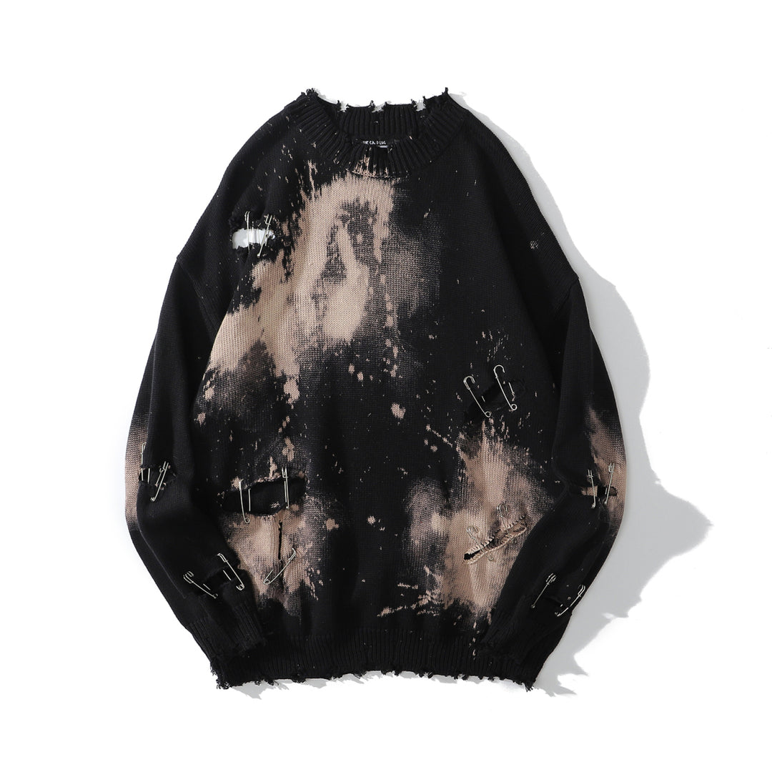High Street Tie-dye Pins Sweater